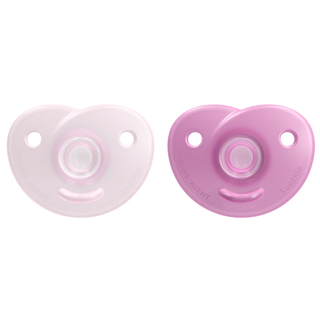Philips Avent Chupeta Soothie 0-6 meses x2 - Rosa