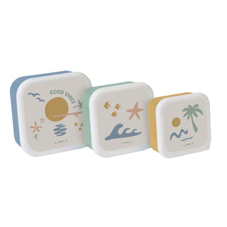 Saro Conjunto de 3 Lancheiras - Caixas para Snacks e Refeições