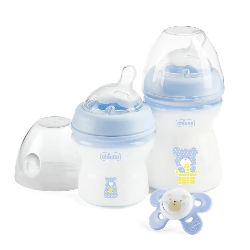 Chicco Conjunto Natural Feeling +0 meses Azul