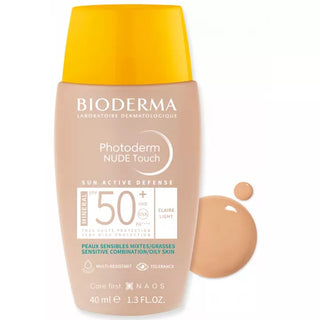 Bioderma Photoderm Nude Touch Claro Spf50+ 40mL