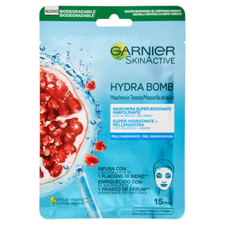 Garnier SkinActive Hydra Bomb Máscara de Tecido – Hidratação & Luminosidade