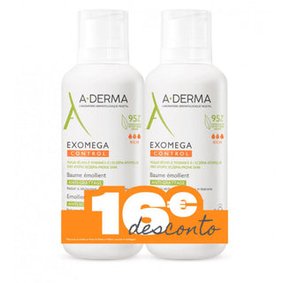 A-Derma Exomega Control Pack Bálsamo Emoliente 2 x 400 mL