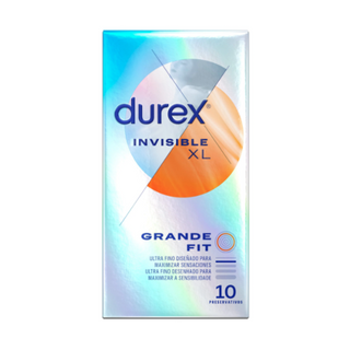 Durex Preservativo Invisible XL x 10 Unidades