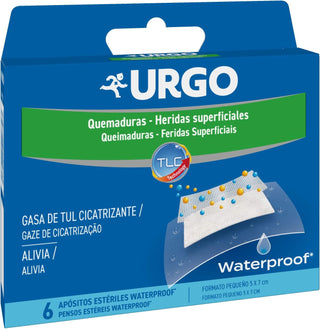 Urgo Queimaduras Pensos Waterproof 6 Unidades - Cicatrização