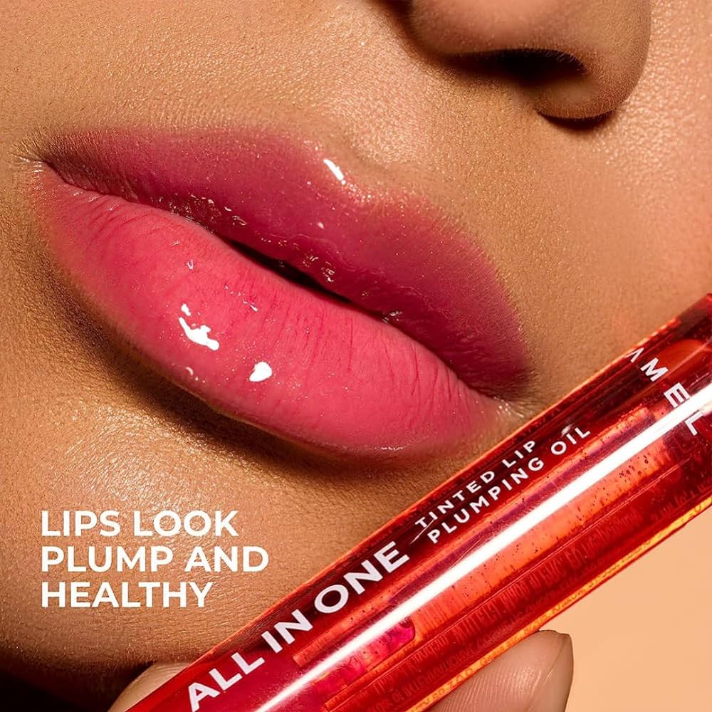 Lamel All in One Lip Tinted Plumping Oil 402