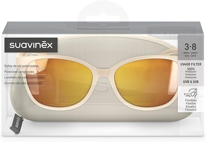 Gafas de Sol Suavinex 3-8A Beige/Amarillo/Naranja