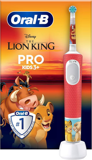 Oral B Escova de Dentes Elétrica Vitality Pro Kids +3 Rei Leão