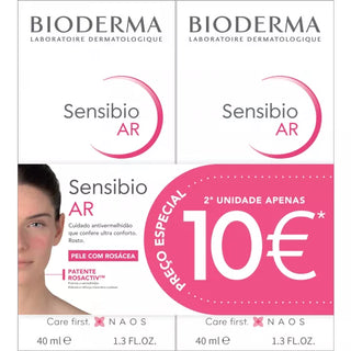 Bioderma Sensibio AR Creme Pack Duplo  2x40mL– Anti-Vermelhidão e Calmante