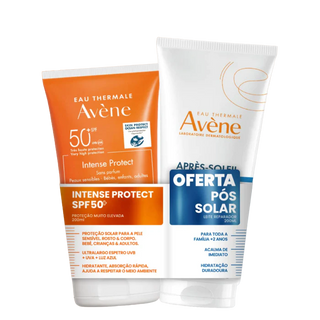 Avène Solar Pack Intense Protect SPF50+ Oferta Leite Pós Solar