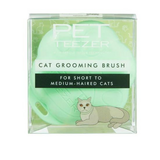 Pet Teezer Grooming Cat Brush Verde – Cuidado do Pelo