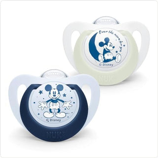Nuk Chupetas Star Night Mickey Mouse 18-36m