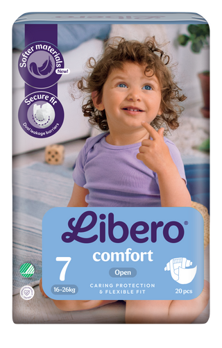 Libero Fralda Comfort T7 20 Fraldas (0.40€/fralda)