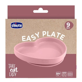 Chicco Prato Coração Silicone +9 meses - Rosa