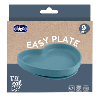 Chicco Prato Coração Silicone +9 meses - Azul