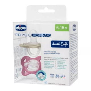 Chicco PhysioForma Dual Soft 6-16M – Rosa (x2)