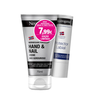 Neutrogena Pack Creme de Mãos e Unhas 75ml + Stick Labial - Hidratação e Proteção