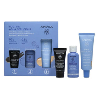 Apivita Coffret Aqua Beelicious SPF30 – Hidratação & Proteção com Cor