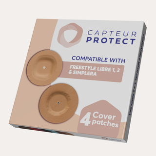 Capteur Protect - Adesivo Protetor Bege F.LIBRE® x4