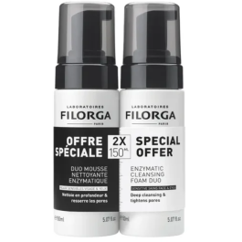 Filorga PACK Skin-Prep Enzymatic Cleansing Foam – Mousse de Limpeza 2x150mL