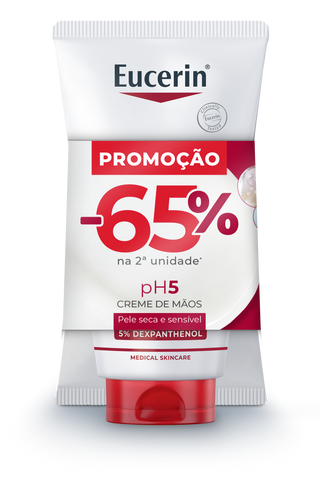 Eucerin pH5 Duo Pack Creme de Mãos 2x75mL – Pele Seca & Sensível
