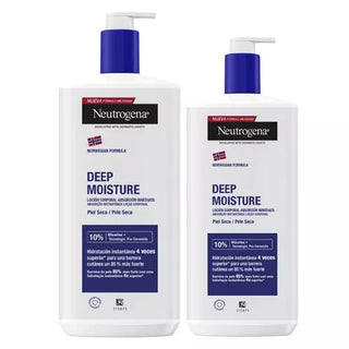 Neutrogena PACK Deep Moisture Loção Corporal 750mL + 400mL – Hidratação Profunda