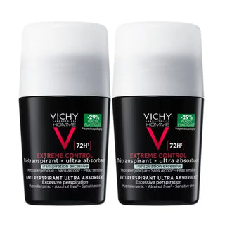 Vichy PACK Homme Desodorizante Extreme Control 72H 2x50mL – Controlo Suor & Odor