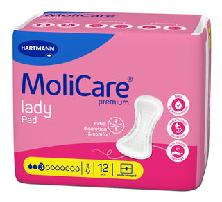 MoliCare Premium Lady Pad 3 Gotas 12 Pensos - Incontinência Ligeira