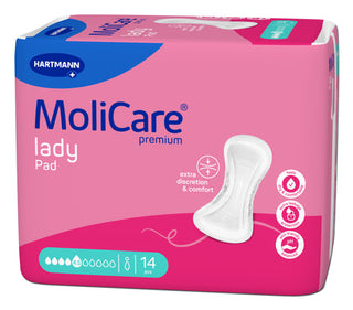 MoliCare Premium Lady Pad 4,5 Gotas 14 Pensos - Incontinência Moderada