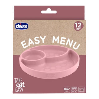 Chicco Prato com Divisórias Silicone +12 meses - Rosa