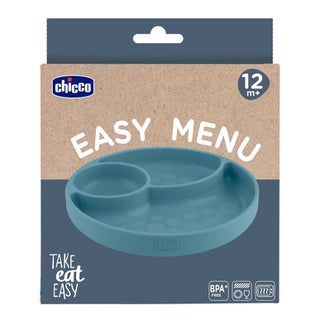 Chicco Prato com Divisórias Silicone +12 meses - Azul