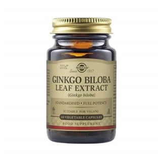 Solgar Ginkgo Biloba 60 Cápsulas - Coração e Circulação