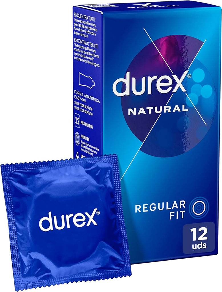 Durex Preservativo Natural Plus x 12 Unidades