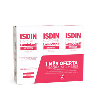 ISDIN Lambdapil para Queda Sazonal 180 Cápsulas - Suplemento Antiqueda