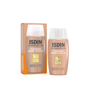 ISDIN Fotoprotetor Fusion Water Magic Tom Médio SPF50 50 mL