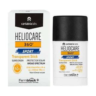 Heliocare 360º Sport Stick SPF50+ 25 g – Fácil aplicación