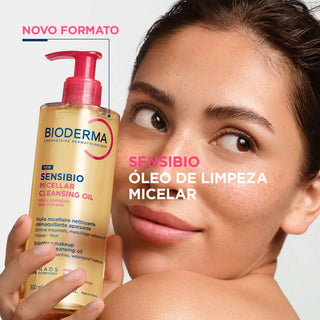 Bioderma Sensibio Óleo Micelar de Limpeza 300mL - Acalma & Nutre