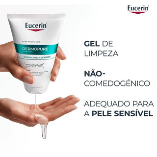 Eucerin DermoPure Clinical Gel de Limpeza Concentrado 150mL  – Acne & Imperfeições