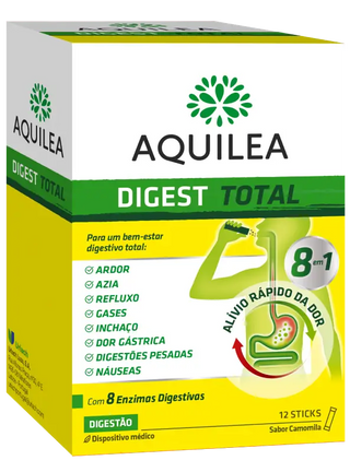 Aquilea Digest Total 24 Sticks – Azia, Refluxo & Gases
