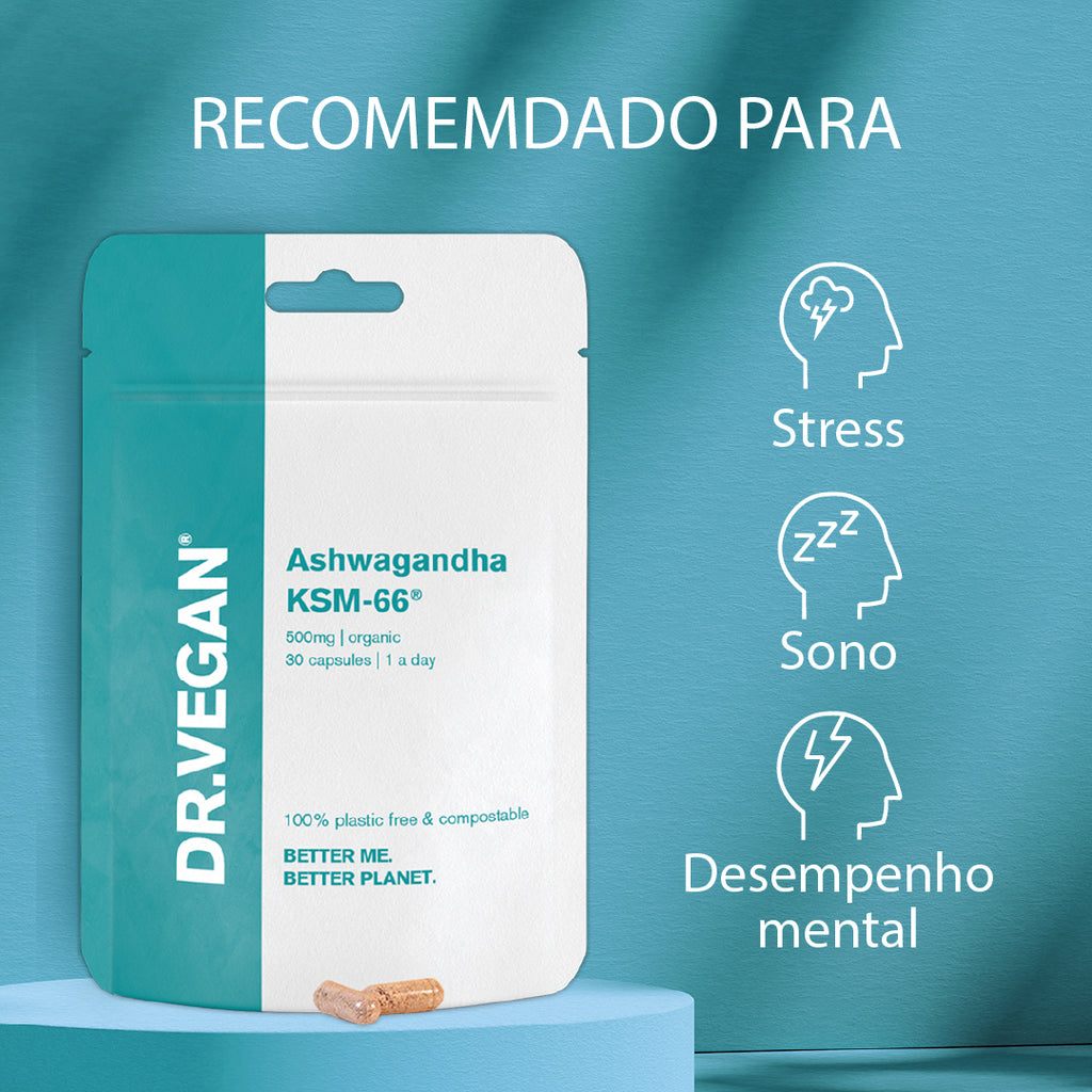 DR.VEGAN® Ashwagandha 500mg x 30 cápsulas