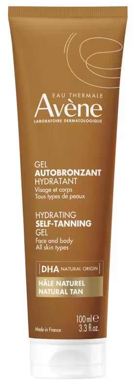 Avène Gel Autobronzeador Hidratante 100mL – Bronzeado & Hidratação