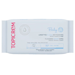 Topicrem BABY Toalhitas de Água x 60 Unidades - 99% de Água