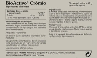 Bioactivo Cromio 60 Comprimidos