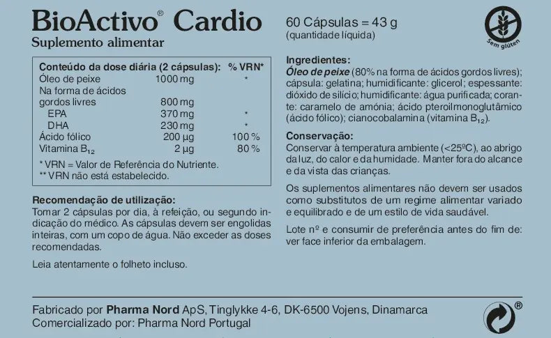 Bioactivo Cardio 60 Cápsulas