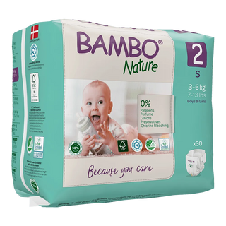 Bambo Nature T2 30 Fraldas - (0.25€/fralda)