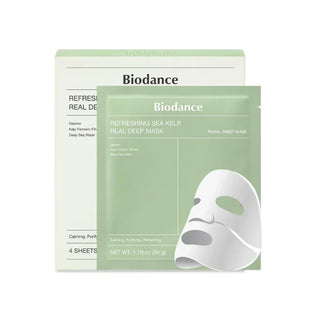 Biodance Sea Kelp Real Deep Mask 4uni – Vermelhidão & Oleosidade