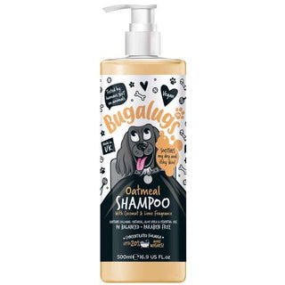 Bugalugs Oatmeal Coconut & Lime Champô Cão 250mL – Pele Sensível