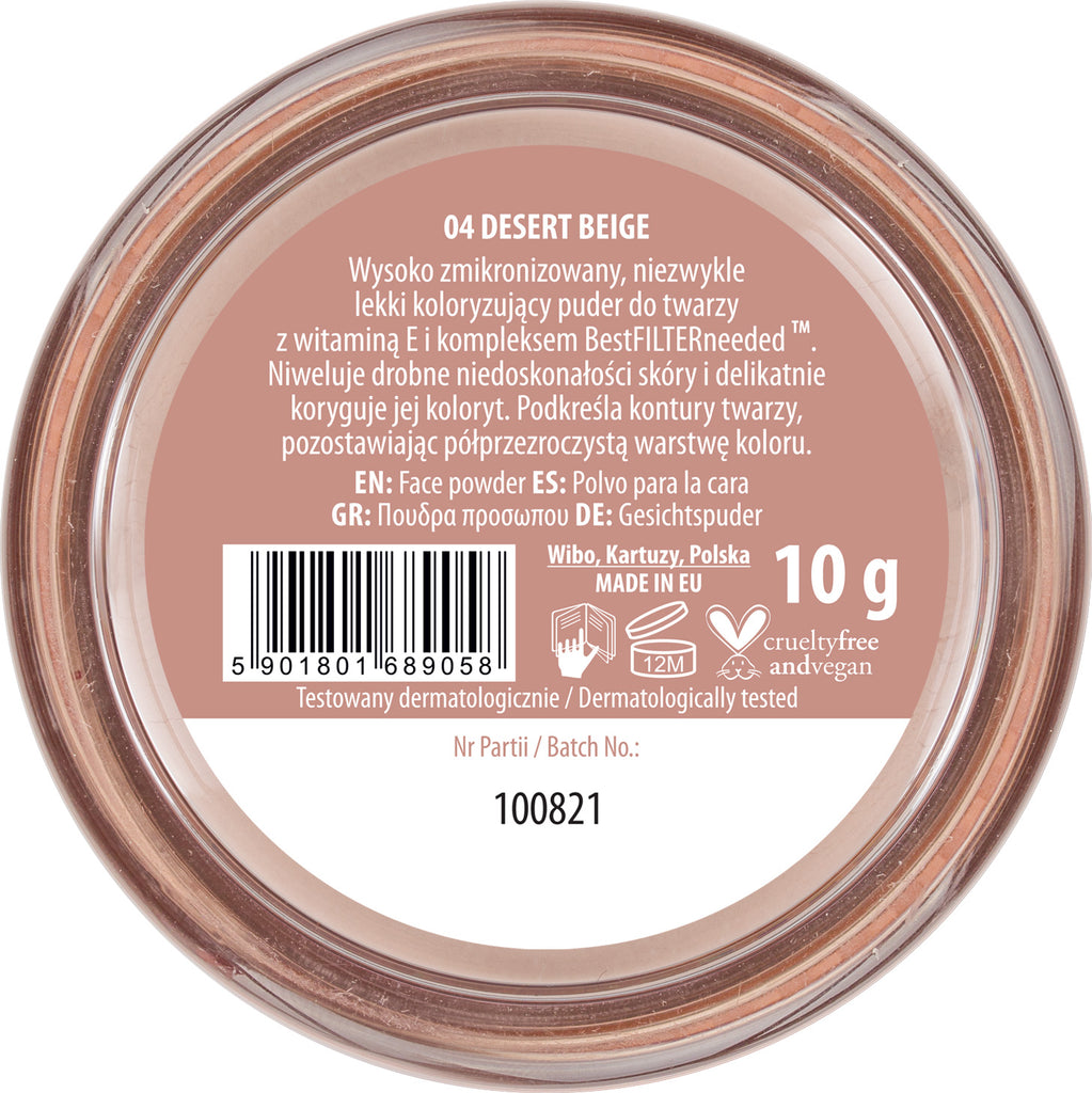 NAM Cosmetics Wonder Finish Loose Powder 04 Desert Beige 10g