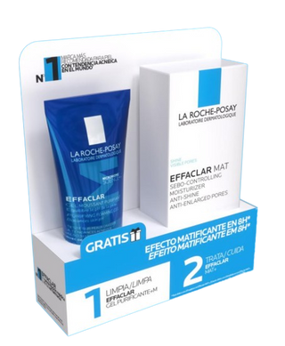 La Roche Posay PACK PELE OLEOSA Effaclar Mat OFERTA Effaclar Gel Moussant