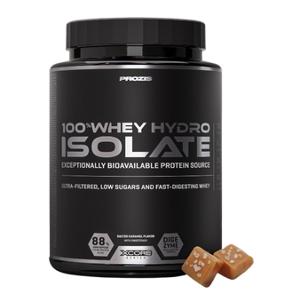Prozis 100% Real Whey Hydro Isolate 2000g - Caramelo Salgado