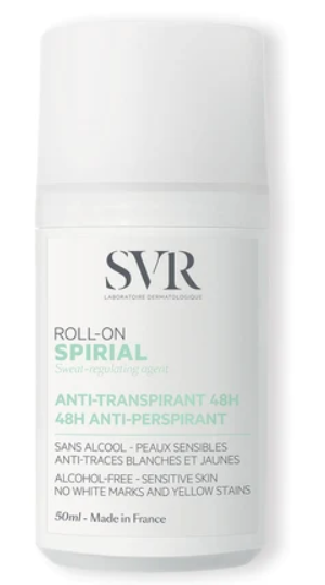 SVR Spirial Deo Roll On Recarregável 50mL – Proteção Suave e Duradoura